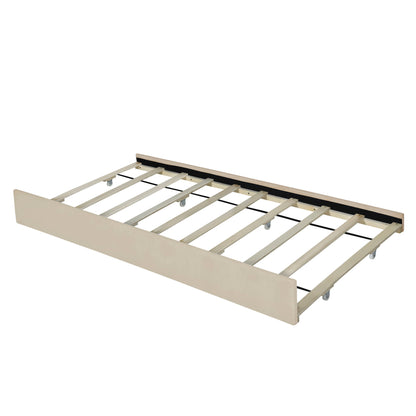 Platform UpholsteredBed With 2 Drawers And Twin Long Trundle - The Sleep Loft - Online Mattress Showroom NYC