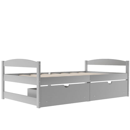 Platform Bed With 2 Drawers - The Sleep Loft - Online Mattress Showroom NYC