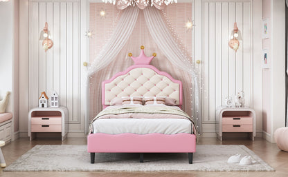 Lovely Crown Fantasy Princess Bed With Tufted Headboard - The Sleep Loft - Online Mattress Showroom NYC
