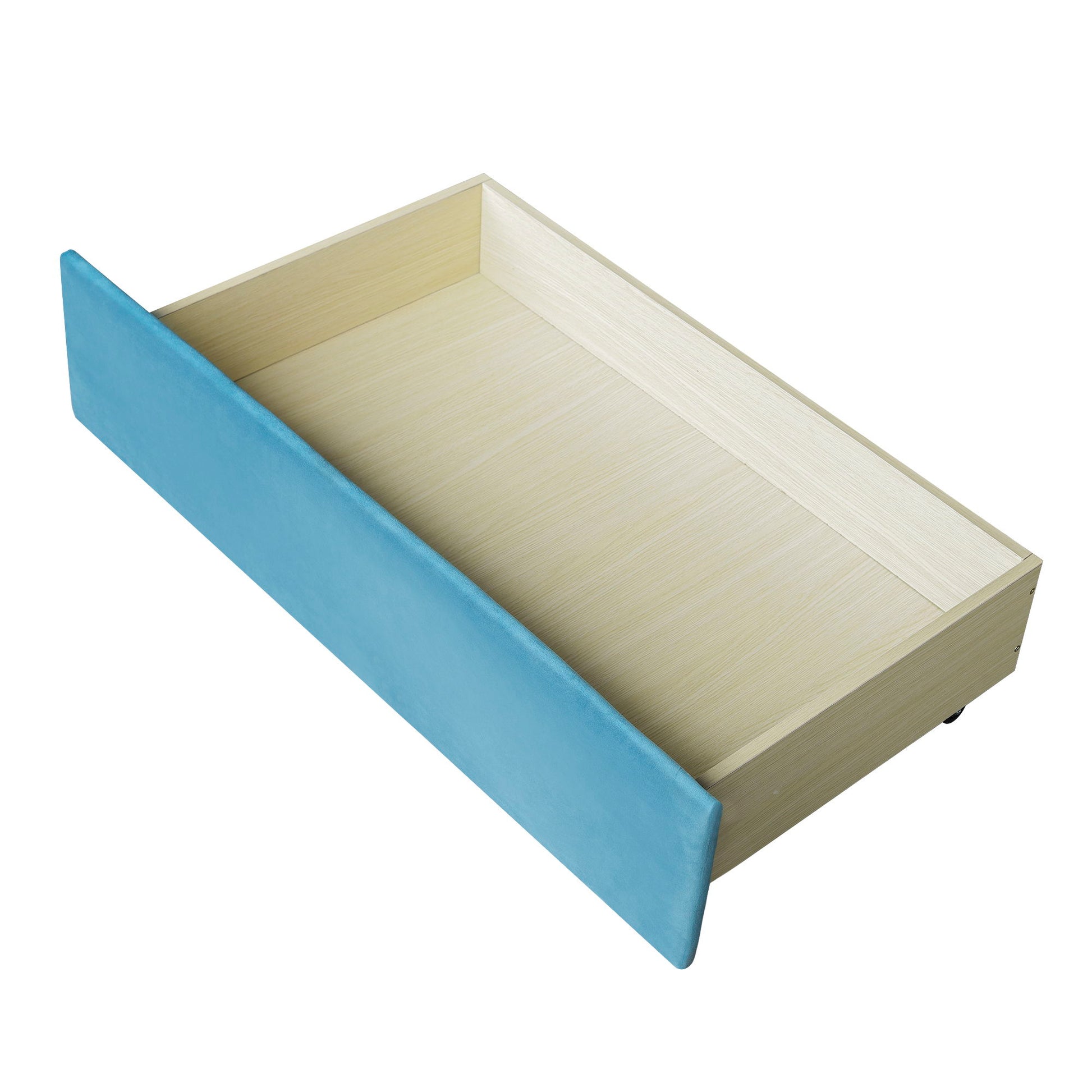 Upholstered Daybed With Two Drawers And Wood Slat - The Sleep Loft - Online Mattress Showroom NYC