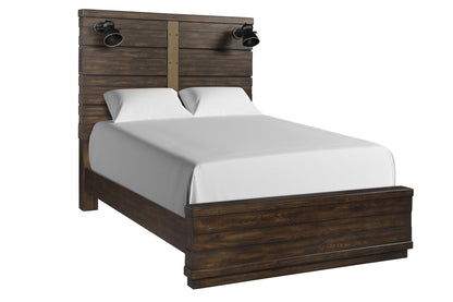 Industrial Farmhouse Designed Bed With Bluetooth - The Sleep Loft - Online Mattress Showroom NYC