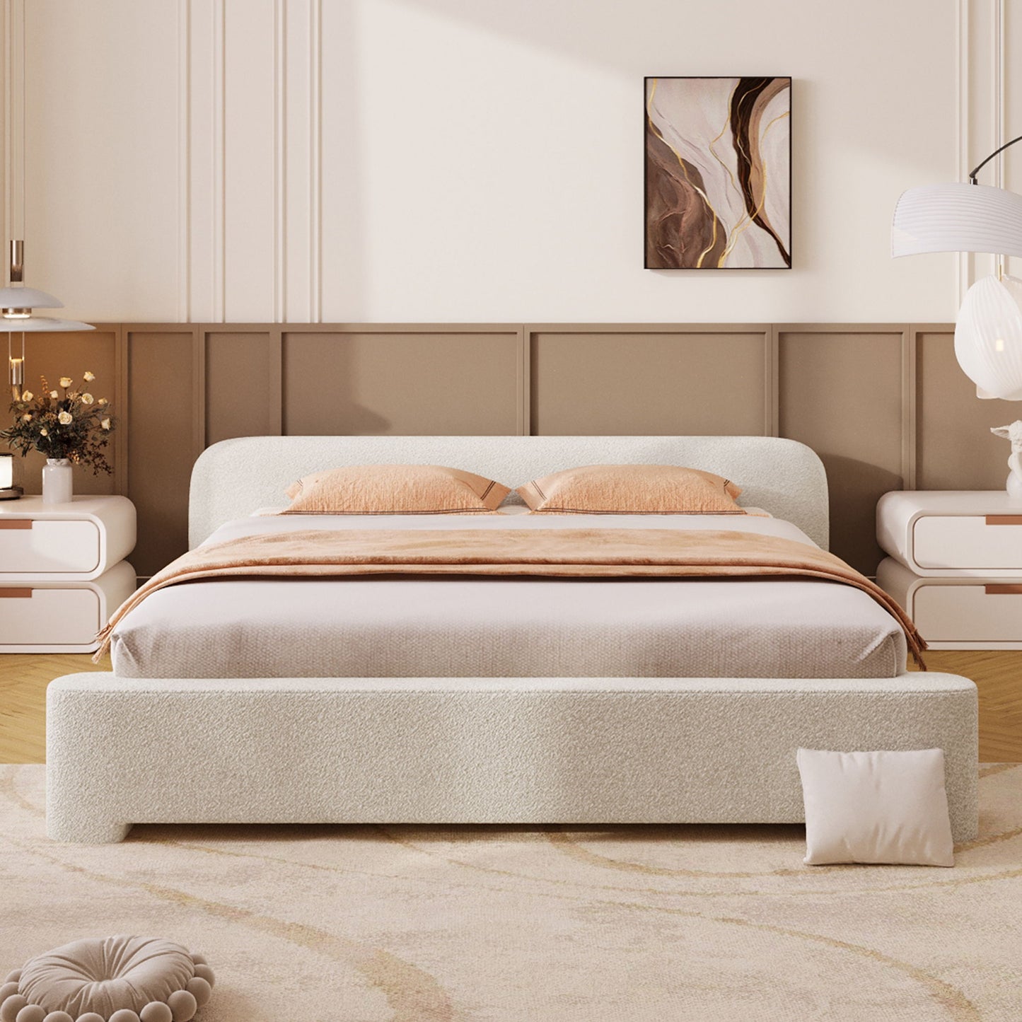 Cozy Bouce Upholstered Bed - The Sleep Loft - Online Mattress Showroom NYC