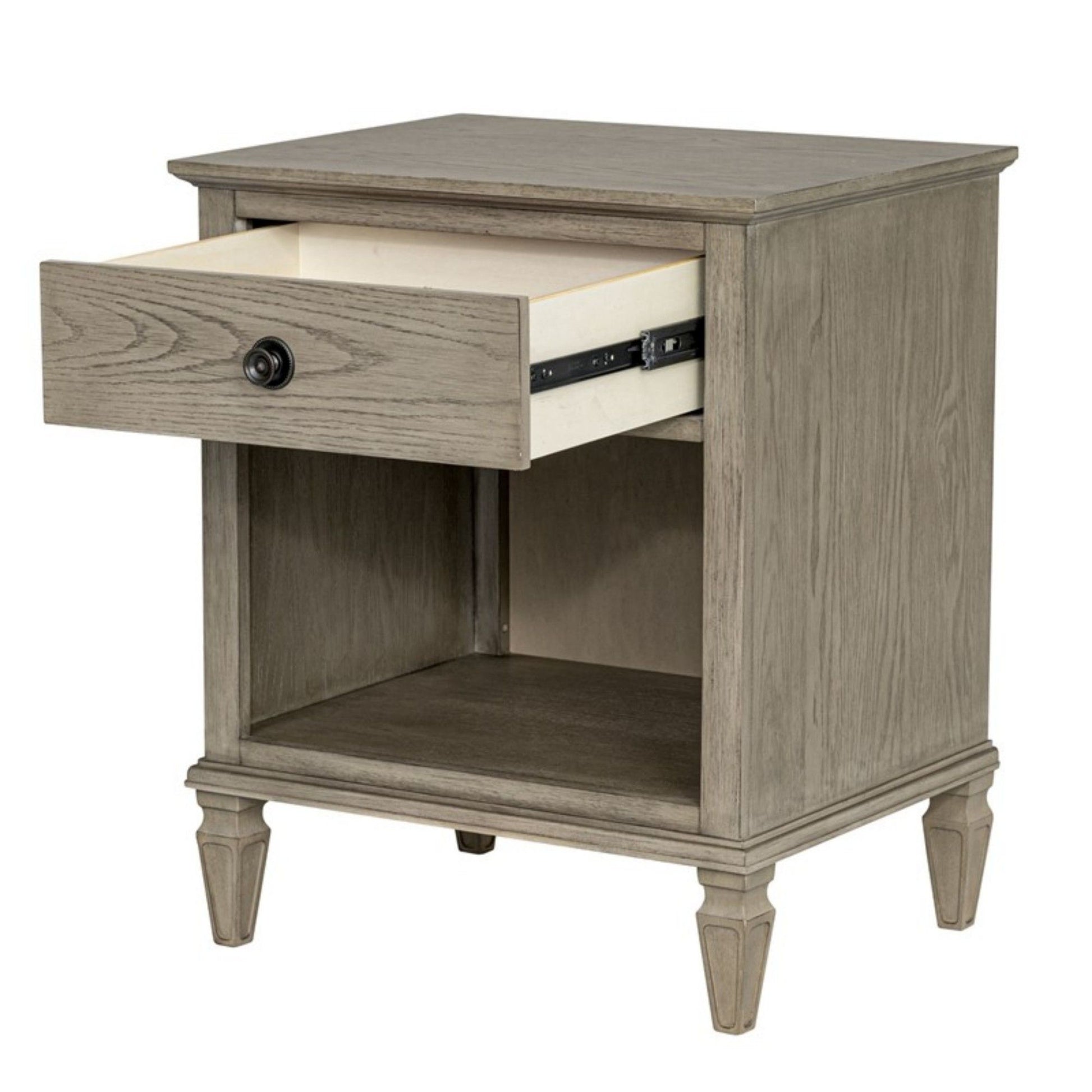 Victoria - Nightstand With Open Storage - The Sleep Loft - Online Mattress Showroom NYC
