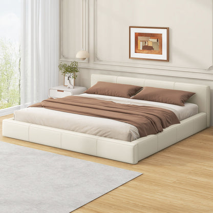 Stylish Upholstered Bed With Birch Wood Frame - The Sleep Loft - Online Mattress Showroom NYC