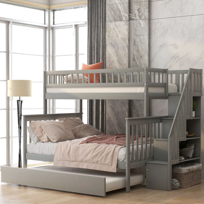 Bunk Bed With Staircase - The Sleep Loft - Online Mattress Showroom NYC
