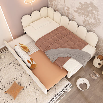 Upholstered Daybed With Metal Slatted Base - The Sleep Loft - Online Mattress Showroom NYC