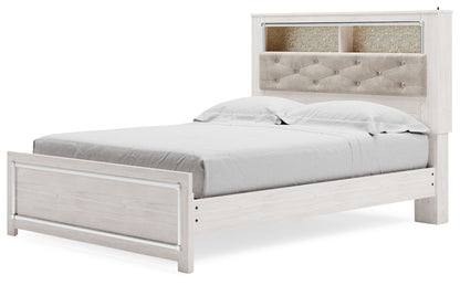 Altyra - Queen Panel Bookcase Bed With Roll Slats - White - The Sleep Loft - Online Mattress Showroom NYC