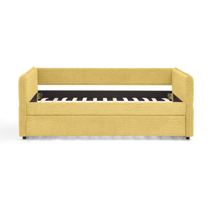 Upholstered Daybed With Pop Up Trundle - The Sleep Loft - Online Mattress Showroom NYC