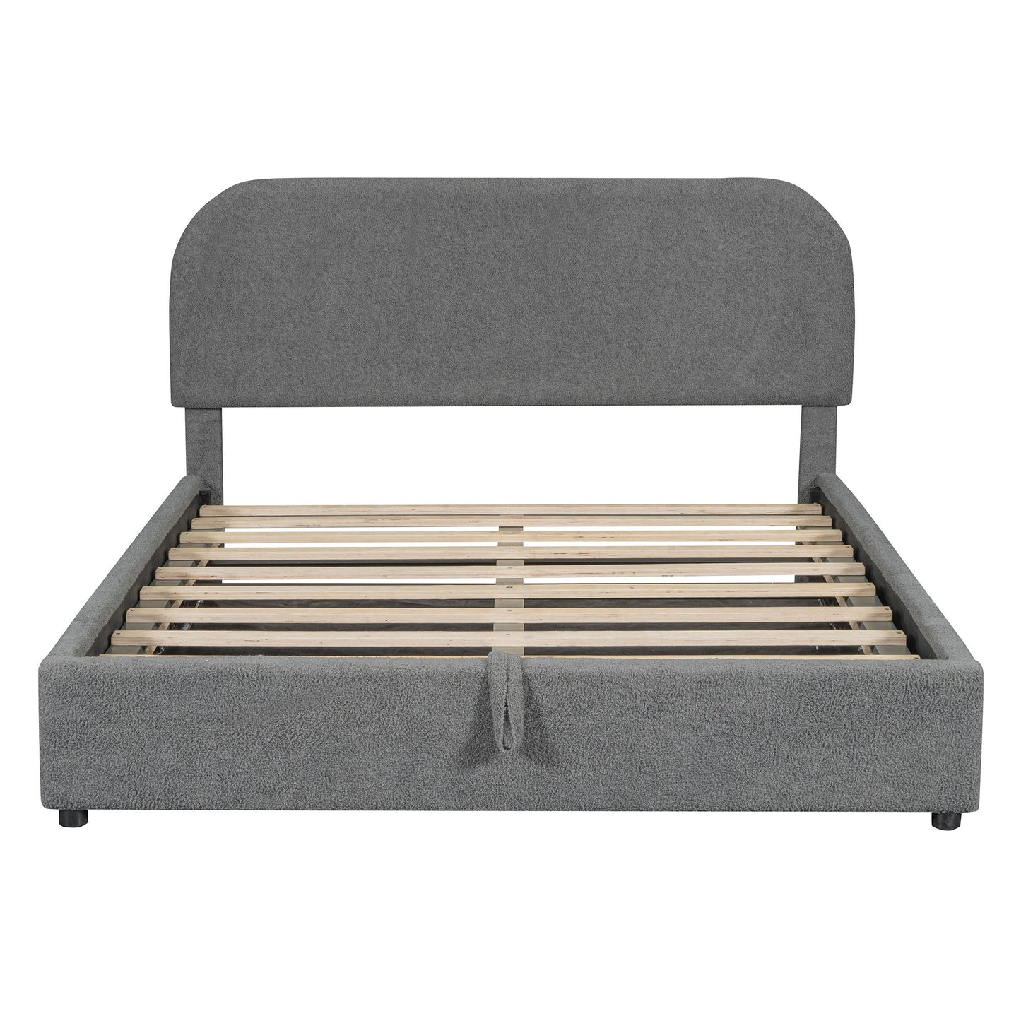 Upholstered Platform Bed With Hydraulic Storage System - The Sleep Loft - Online Mattress Showroom NYC