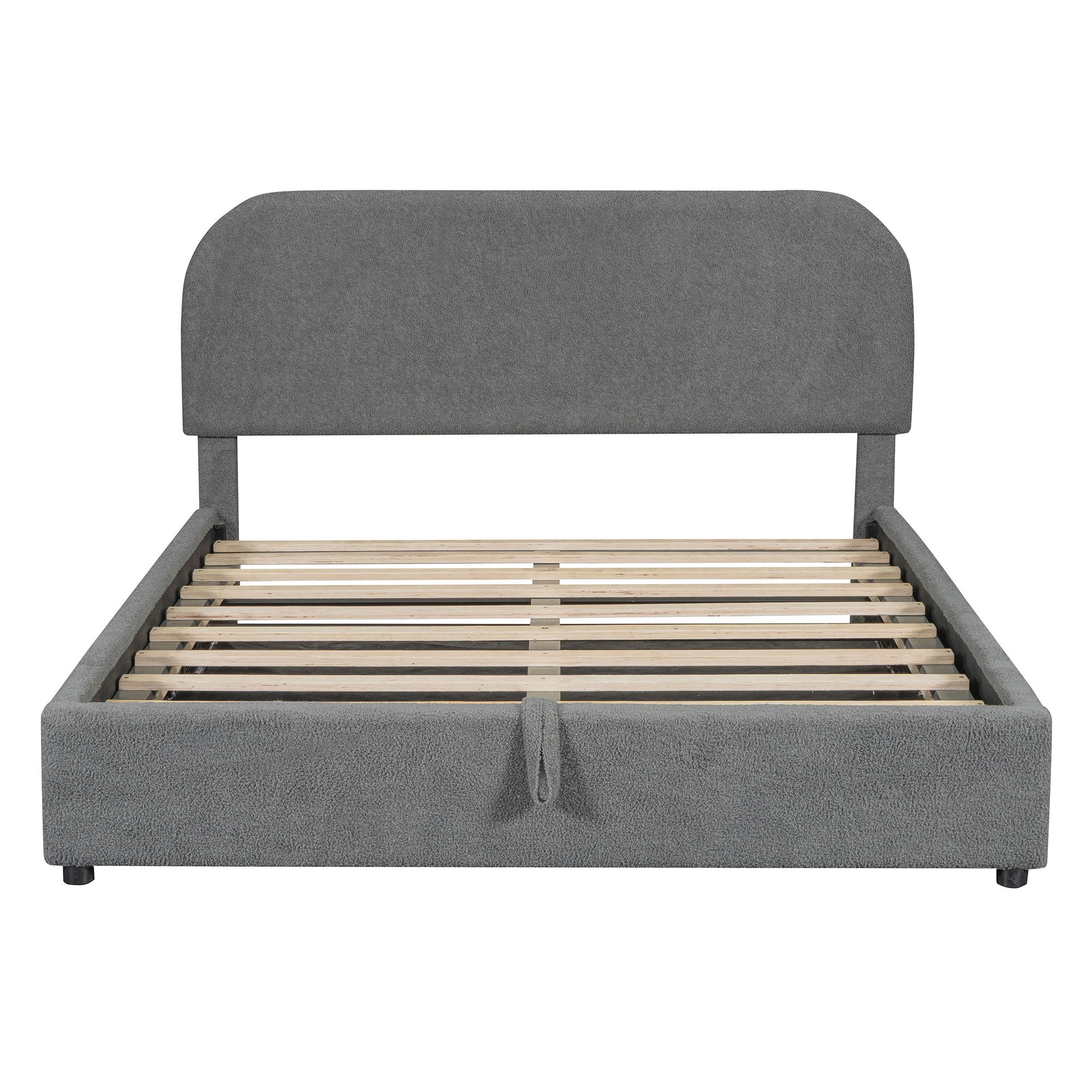 Upholstered Platform Bed With Hydraulic Storage System - The Sleep Loft - Online Mattress Showroom NYC