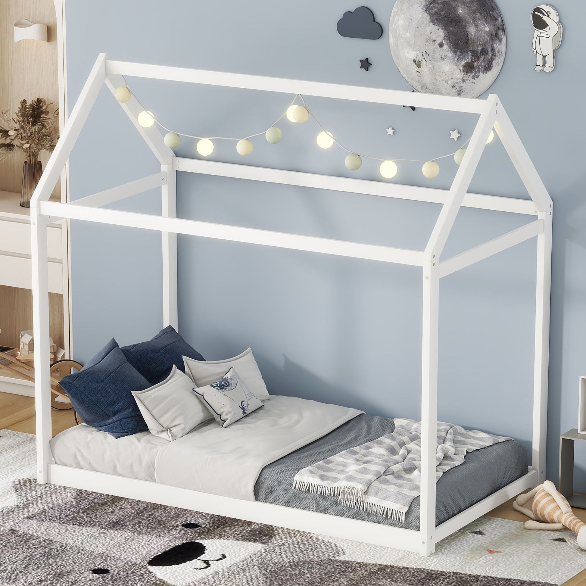 Wooden House Shaped Bed - The Sleep Loft - Online Mattress Showroom NYC