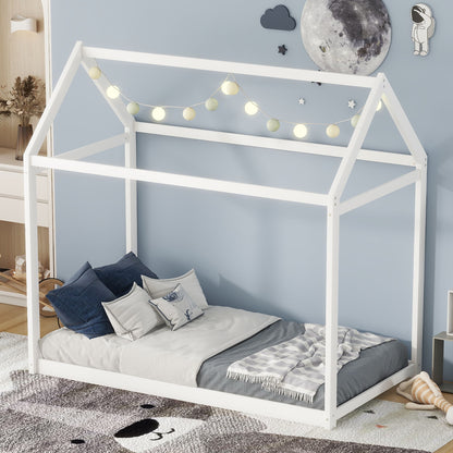 Wooden House Shaped Bed - The Sleep Loft - Online Mattress Showroom NYC