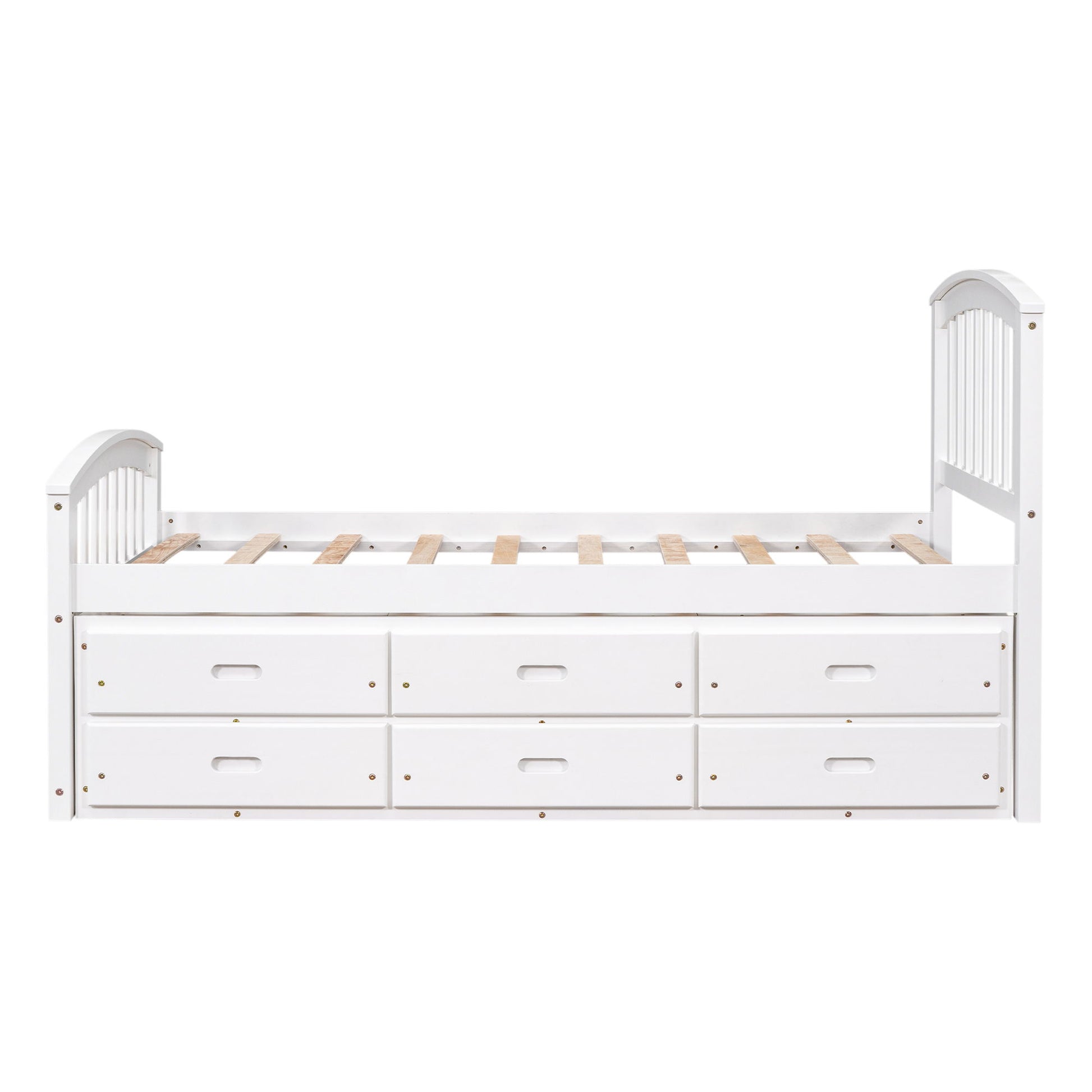 Platform Storage Bed Solid Wood Bed With 6 Drawers - The Sleep Loft - Online Mattress Showroom NYC