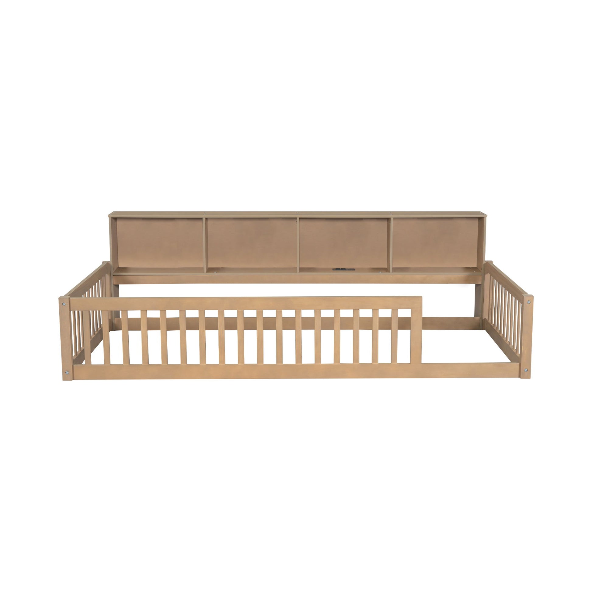 Floor Bed With Storage Cabinets And USB Ports - The Sleep Loft - Online Mattress Showroom NYC