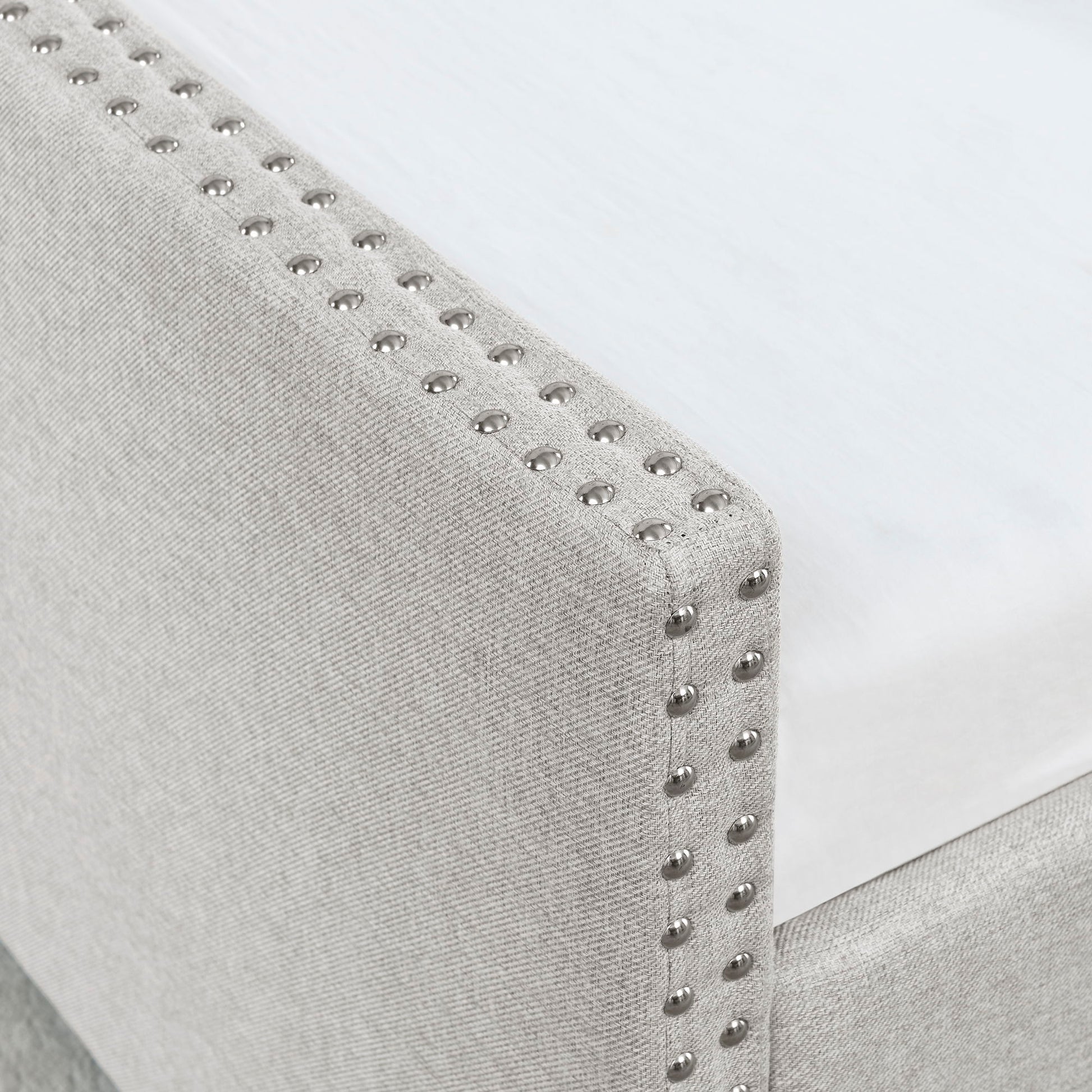 Upholstered Tufted Daybed With Drawers, Waved Arms - The Sleep Loft - Online Mattress Showroom NYC