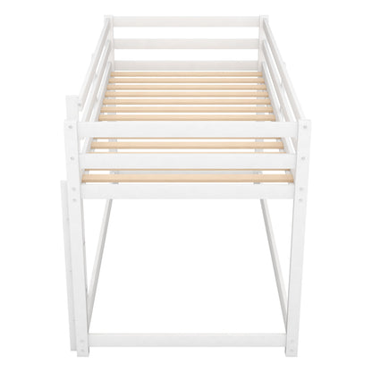 Floor Bunk Bed With Ladder - The Sleep Loft - Online Mattress Showroom NYC