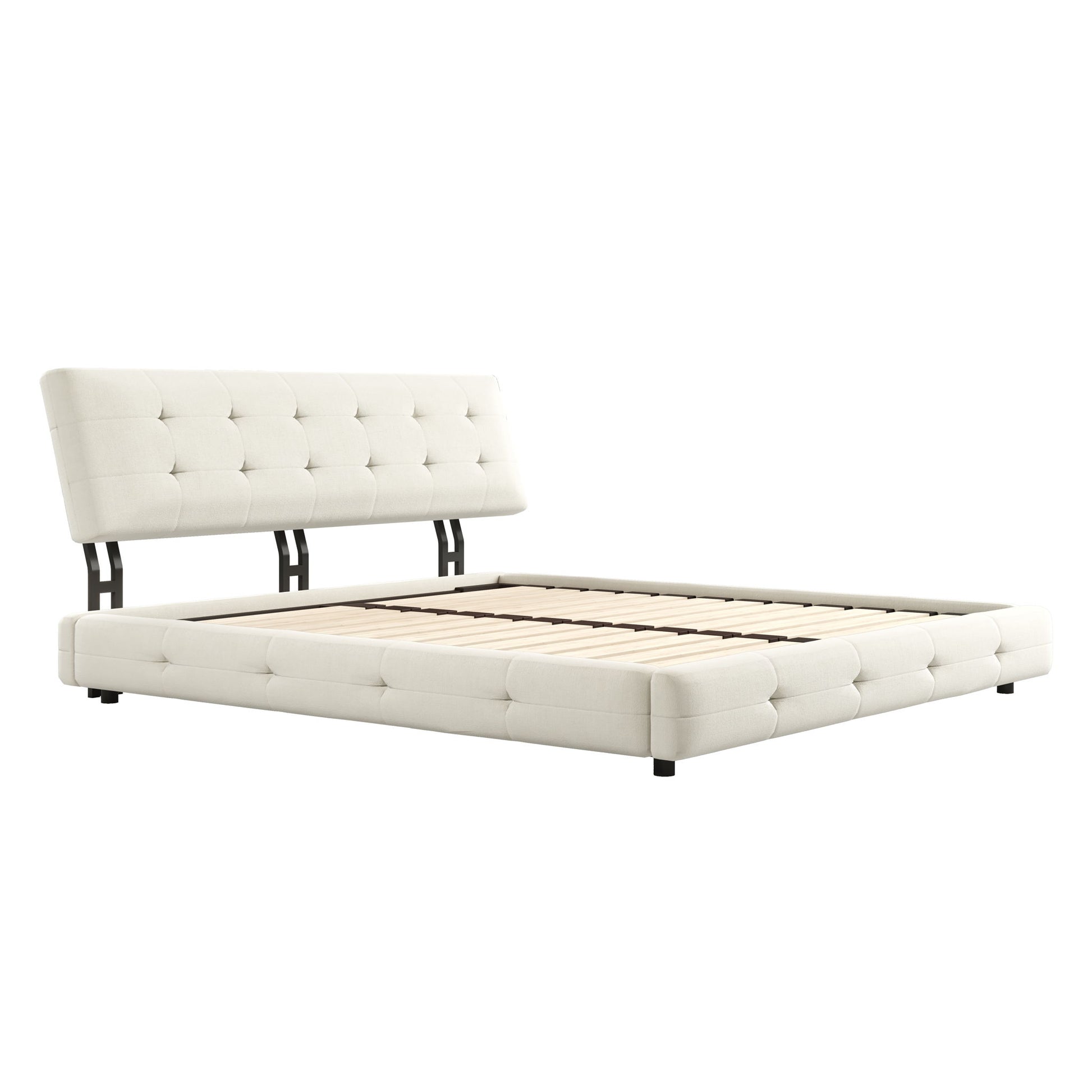 Tufted Headboard With Extra-Large Ultra-Soft Cloud Pillow Design - The Sleep Loft - Online Mattress Showroom NYC