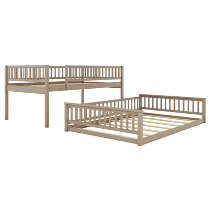 Bunk Bed With Ladder And Guardrails - The Sleep Loft - Online Mattress Showroom NYC