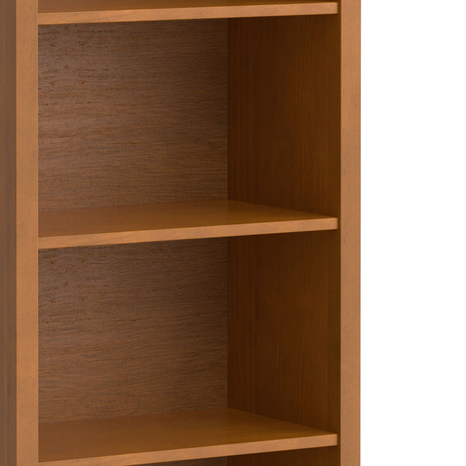 Warm Shaker - 5 Shelf Bookcase - The Sleep Loft - Online Mattress Showroom NYC