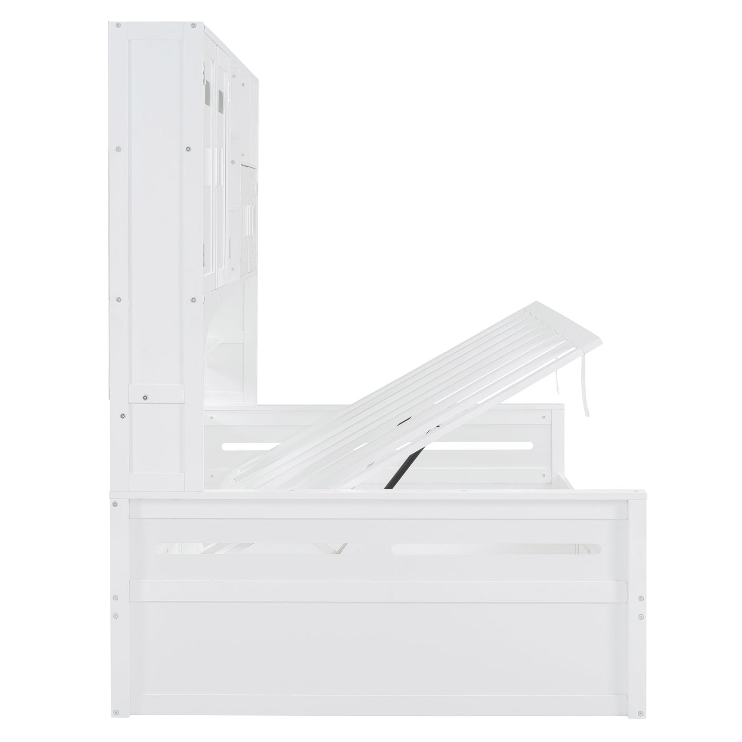 Daybed With All-In-One Cabinet And Shelf - The Sleep Loft - Online Mattress Showroom NYC