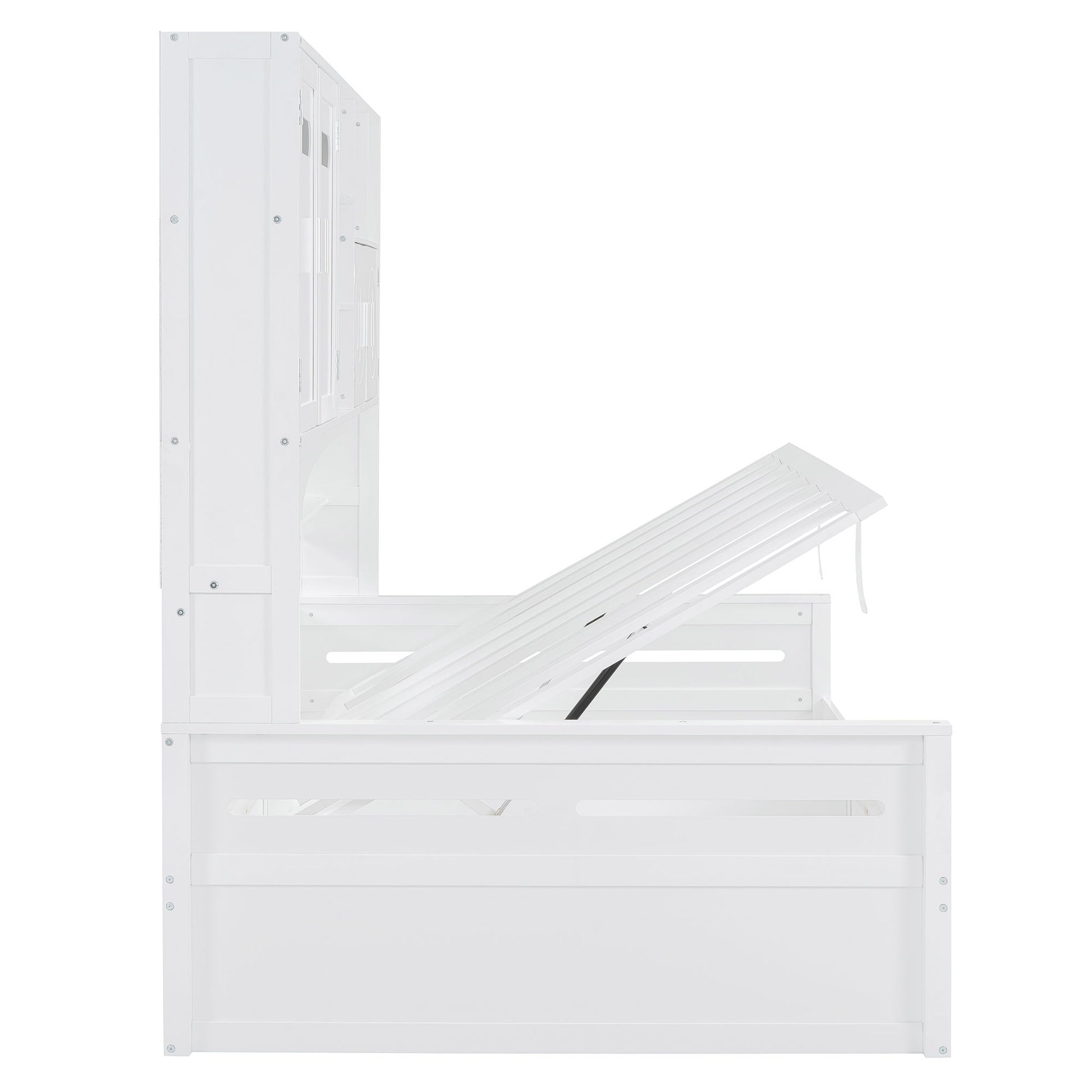 Daybed With All-In-One Cabinet And Shelf - The Sleep Loft - Online Mattress Showroom NYC