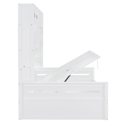 Daybed With All-In-One Cabinet And Shelf - The Sleep Loft - Online Mattress Showroom NYC