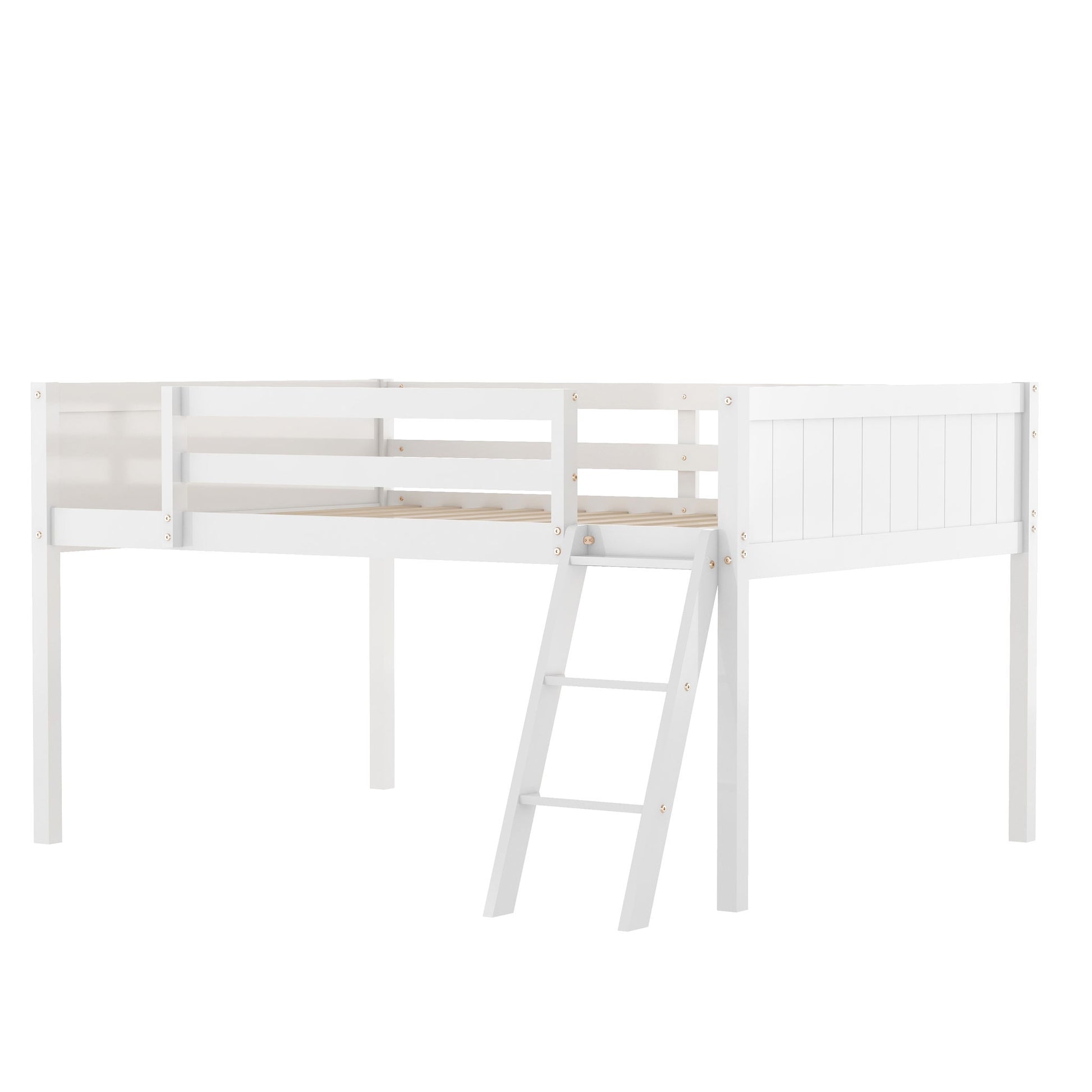 Low Loft Bed With Adjustable Ladder - The Sleep Loft - Online Mattress Showroom NYC