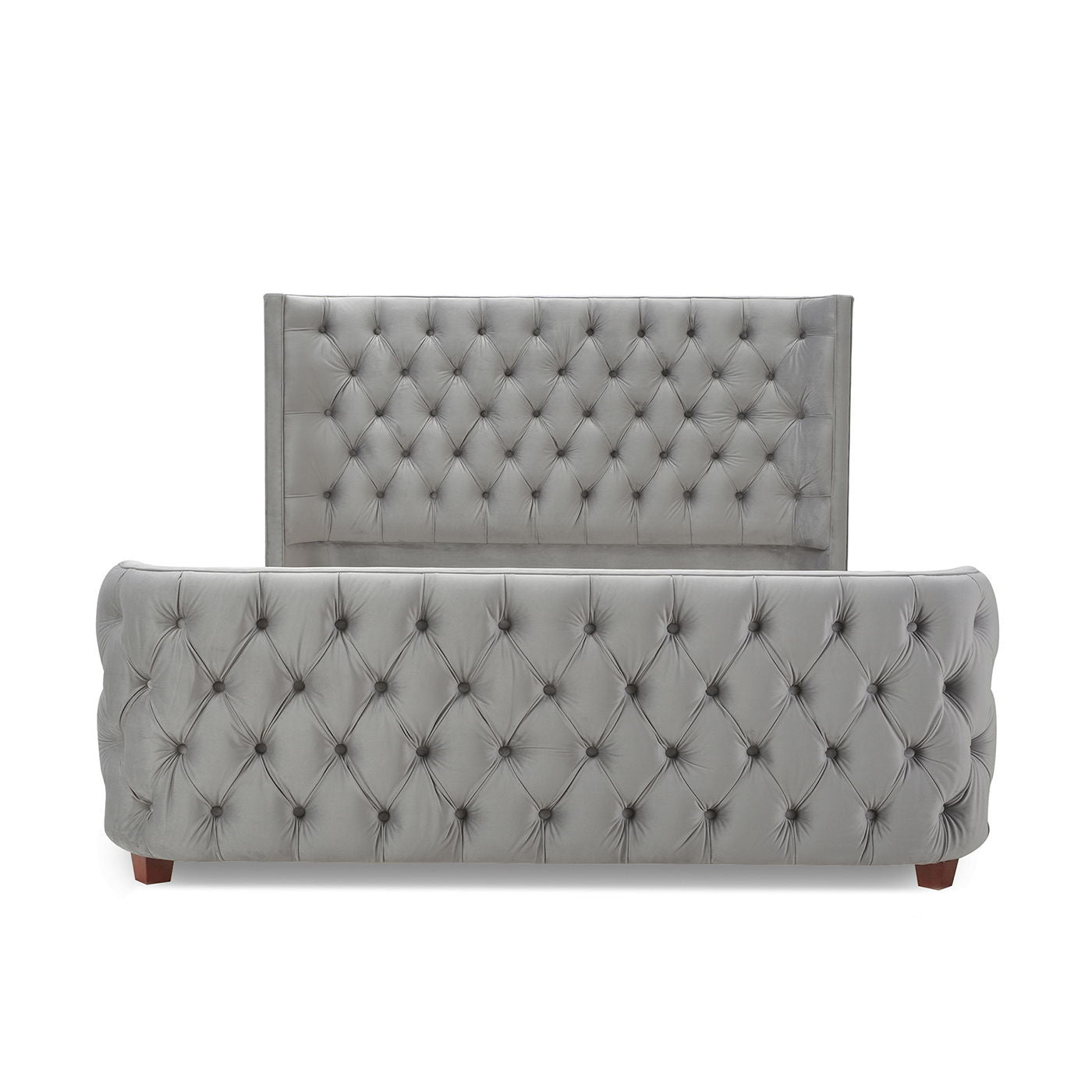 Brooklyn - Tufted Panel Bed Headboard And Footboard Set - The Sleep Loft - Online Mattress Showroom NYC