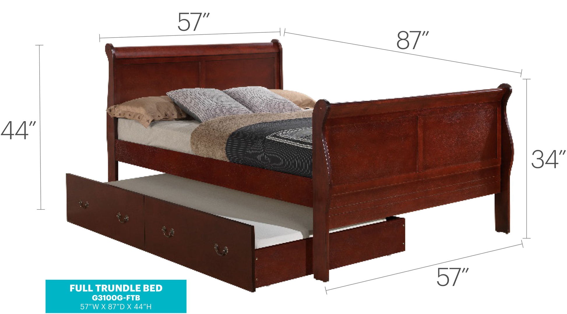 Elegant Trundle Bed With Timeless Charm - The Sleep Loft - Online Mattress Showroom NYC