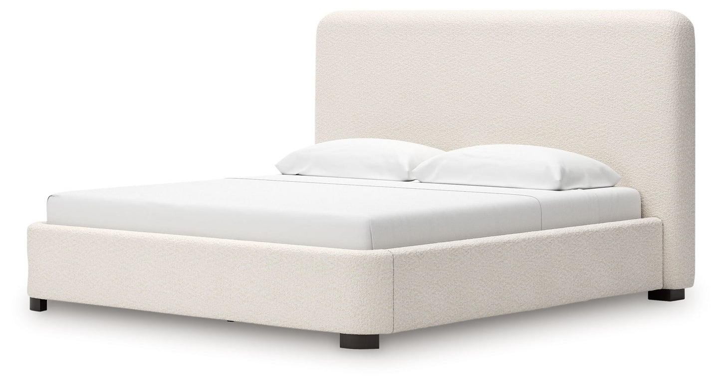 Brintstreet - King Upholstered Bed - Beige - The Sleep Loft - Online Mattress Showroom NYC