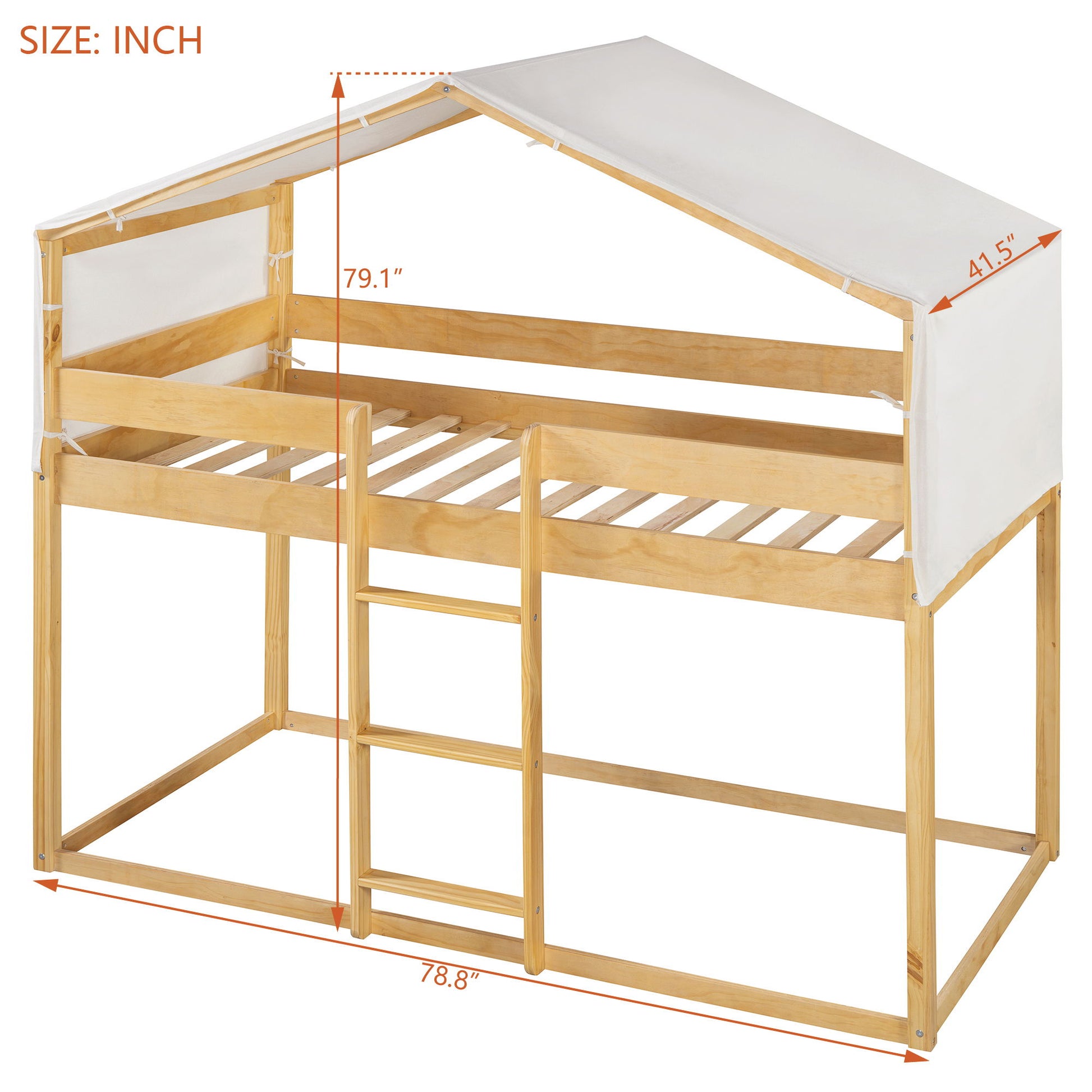 Bunk Bed With Tent - The Sleep Loft - Online Mattress Showroom NYC