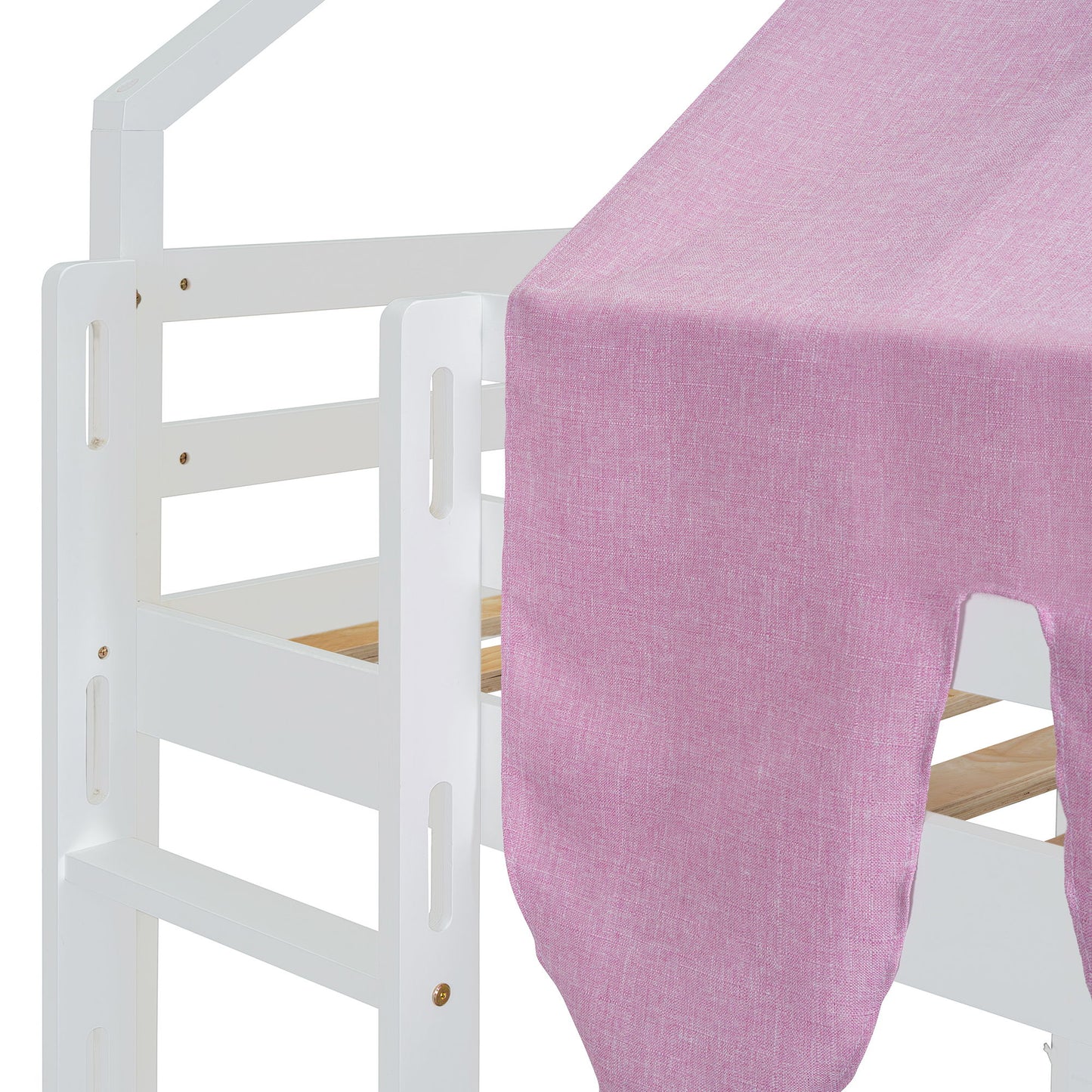 Loft Bed With House Shaped Frame And Tent - The Sleep Loft - Online Mattress Showroom NYC