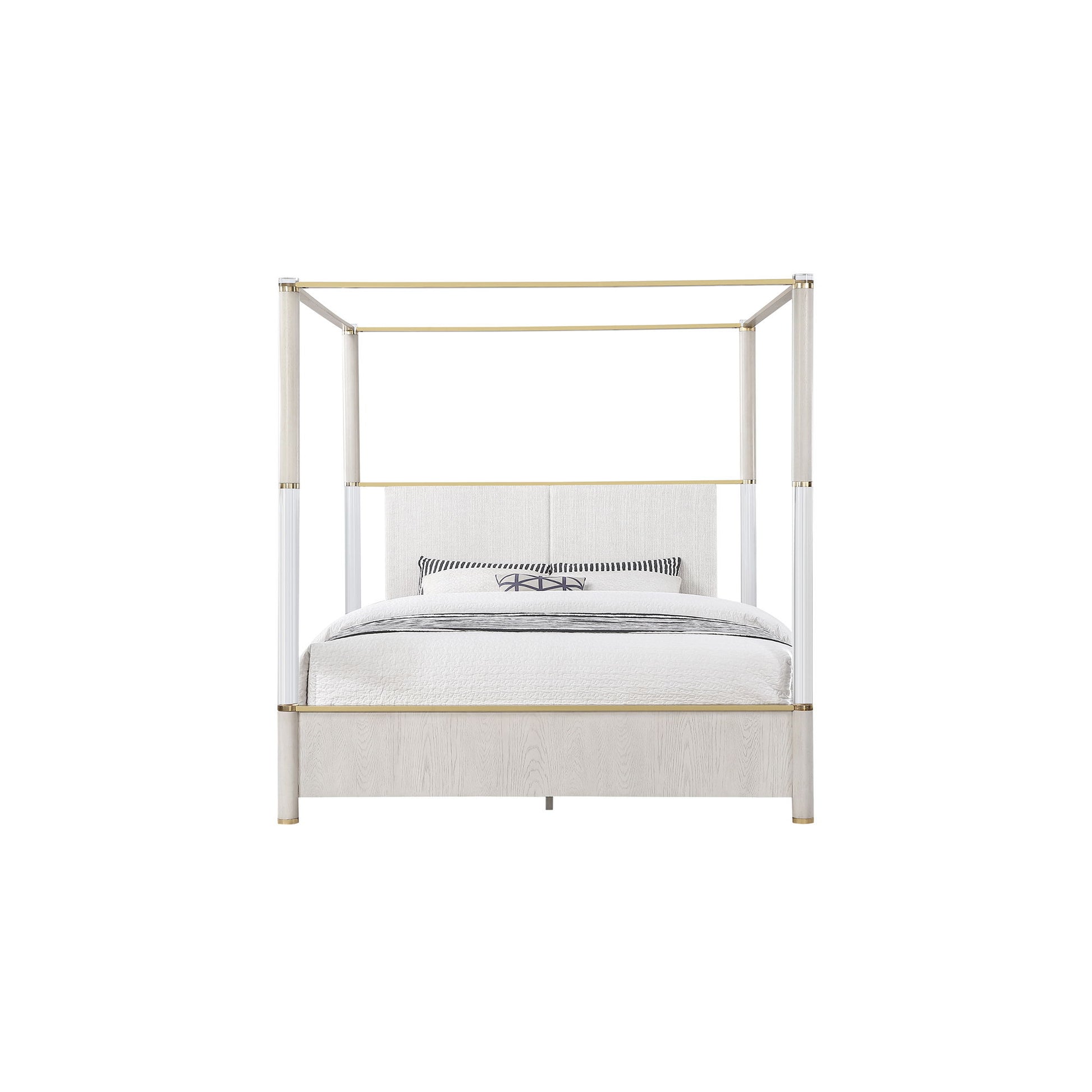 Malco - 4 Post Bed With Upholstered Headboard - The Sleep Loft - Online Mattress Showroom NYC