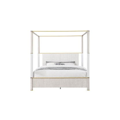 Malco - 4 Post Bed With Upholstered Headboard - The Sleep Loft - Online Mattress Showroom NYC