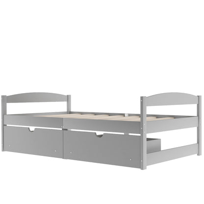 Platform Bed With 2 Drawers - The Sleep Loft - Online Mattress Showroom NYC
