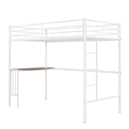 Bunk Bed With Desk, Ladder And Quality Slats For Bedroom - The Sleep Loft - Online Mattress Showroom NYC