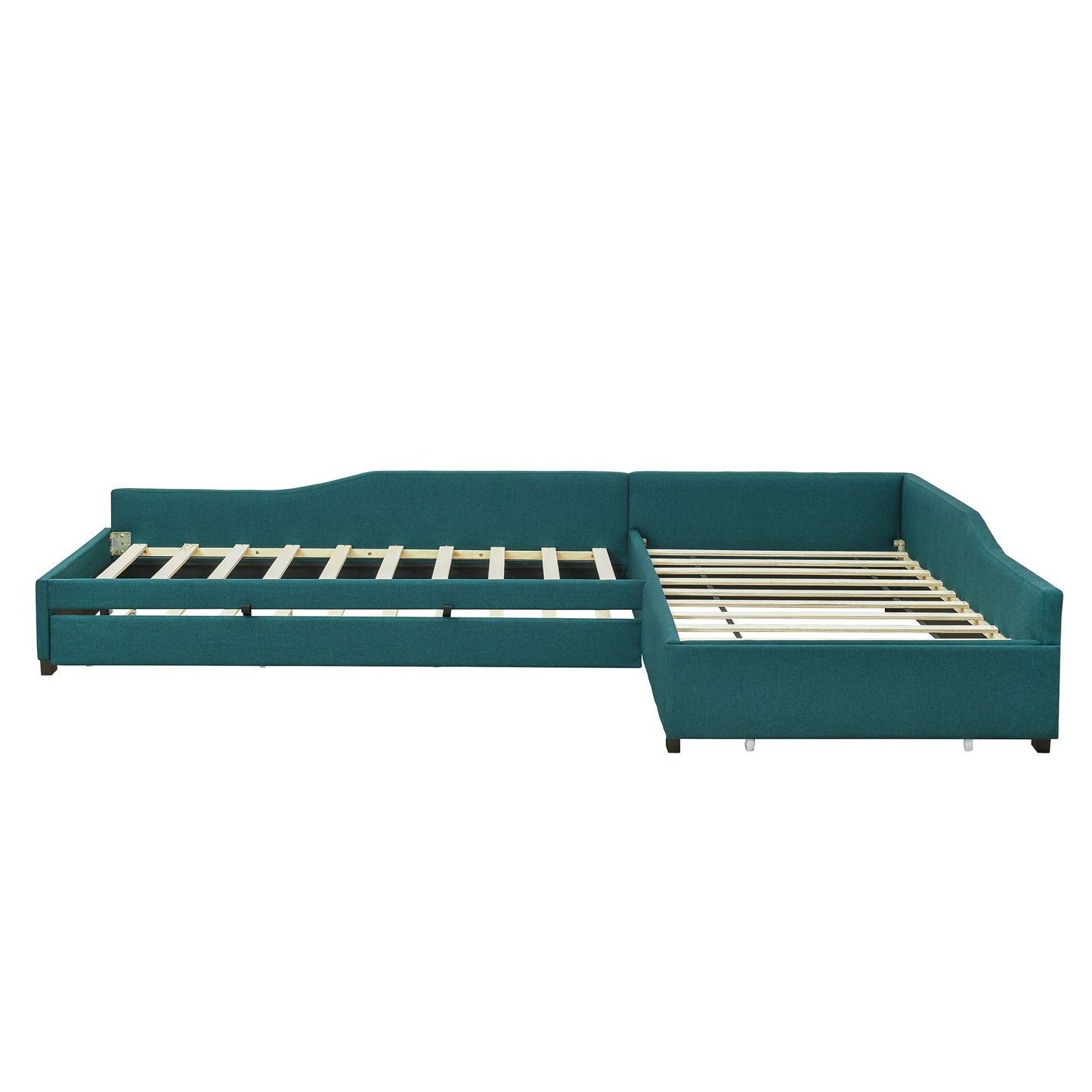 Upholstered Double Daybed With Trundle And Drawer - The Sleep Loft - Online Mattress Showroom NYC