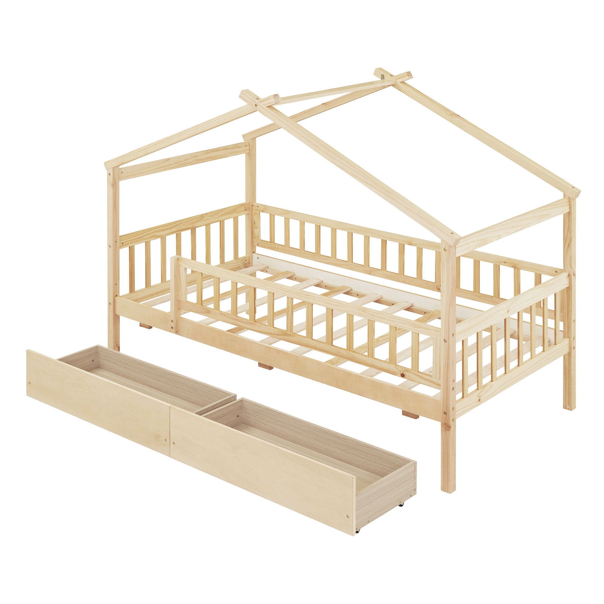 House Bed With 2 Drawers - The Sleep Loft - Online Mattress Showroom NYC