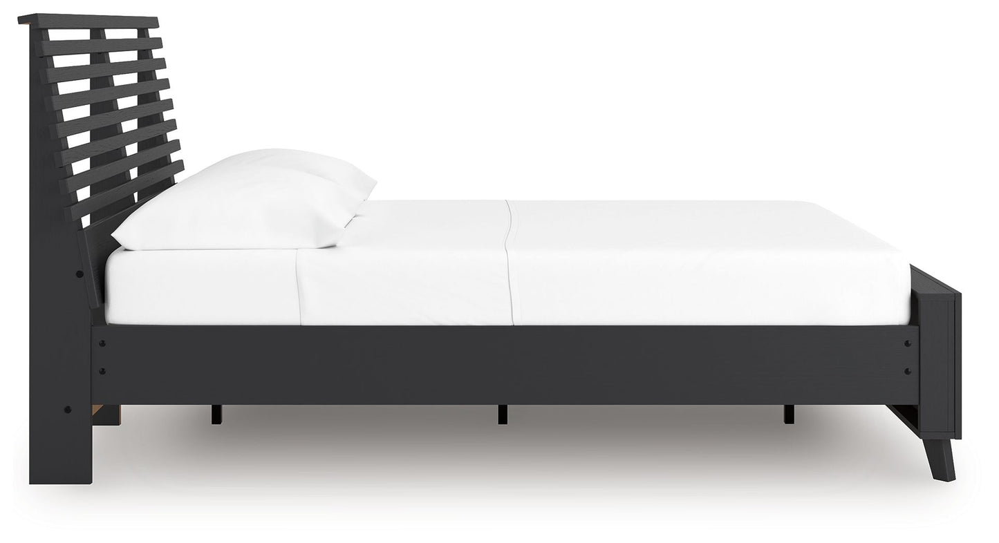Danziar - Slat Panel Bed