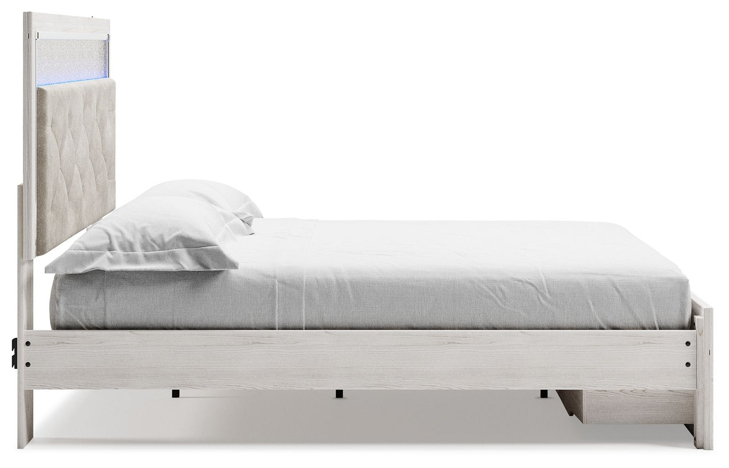 Altyra - King Upholstered Storage Bed - White - The Sleep Loft - Online Mattress Showroom NYC