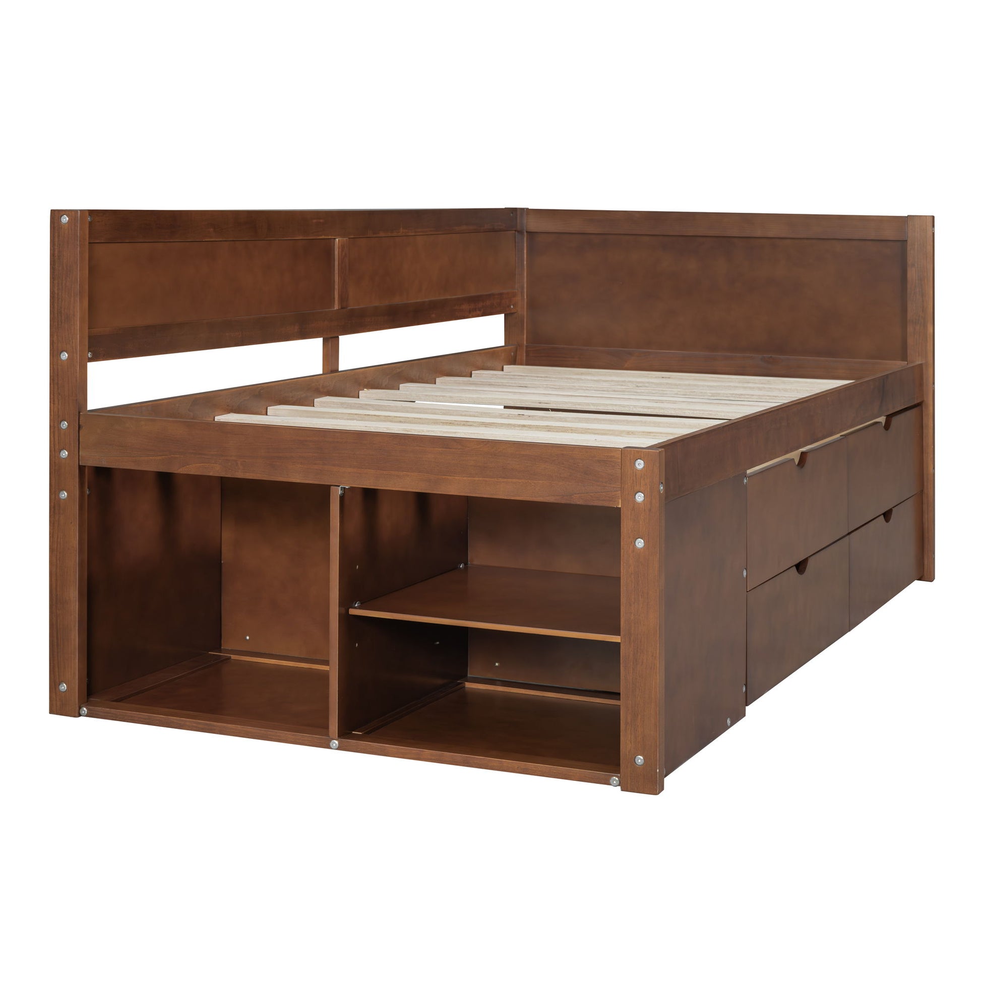 Daybed With Drawers And Shelves - The Sleep Loft - Online Mattress Showroom NYC