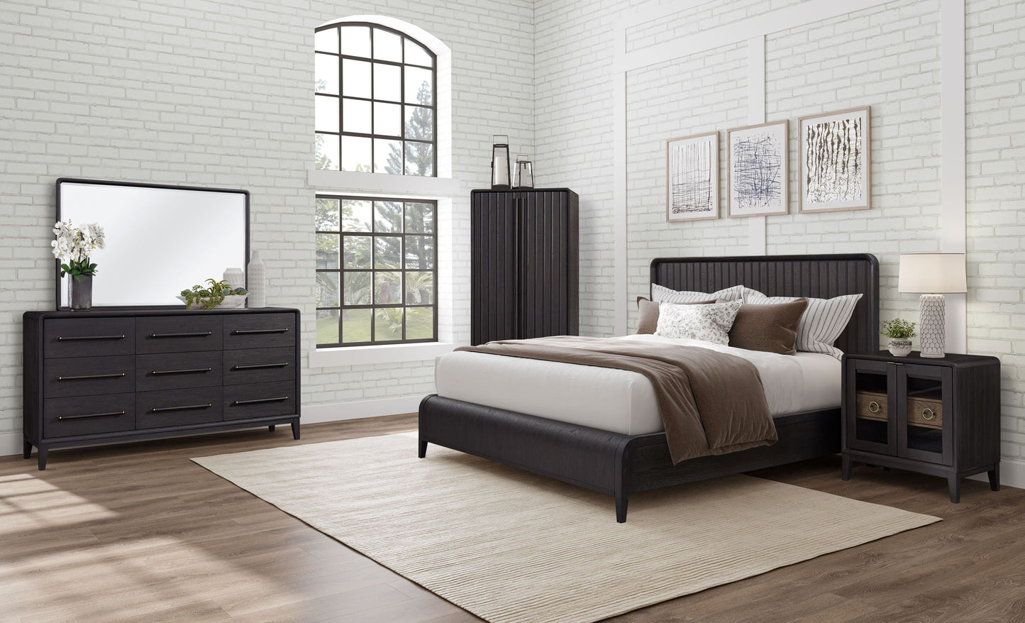 Waterfall Panel Bed & Design Elements - The Sleep Loft - Online Mattress Showroom NYC