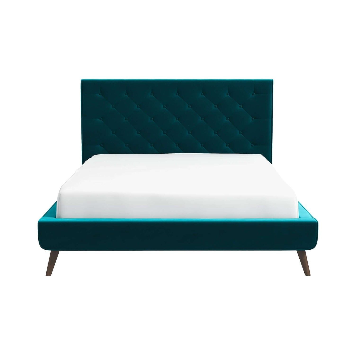 Dillon - Velvet Platform Bed - The Sleep Loft - Online Mattress Showroom NYC