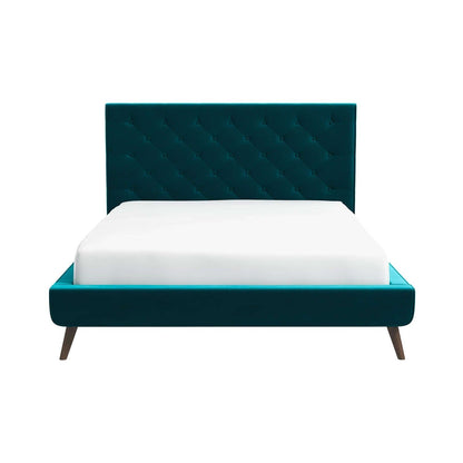 Dillon - Velvet Platform Bed - The Sleep Loft - Online Mattress Showroom NYC