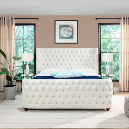 Brooklyn - Tufted Panel Bed Headboard And Footboard Set - The Sleep Loft - Online Mattress Showroom NYC