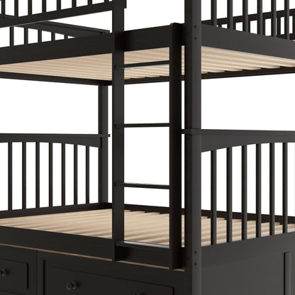 Bunk Bed With Drawers, Convertible Design - The Sleep Loft - Online Mattress Showroom NYC