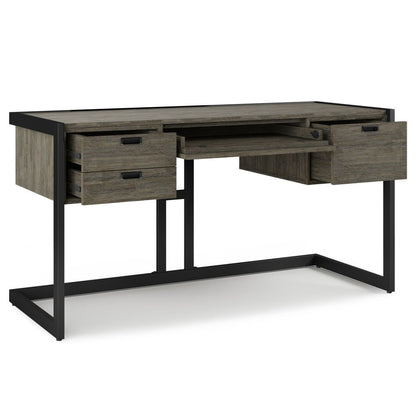 Hampden - Desk - Weathered Gray - The Sleep Loft - Online Mattress Showroom NYC