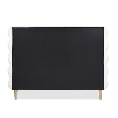 Stockholm - Modern Wavy Headboard Platform Bed - The Sleep Loft - Online Mattress Showroom NYC