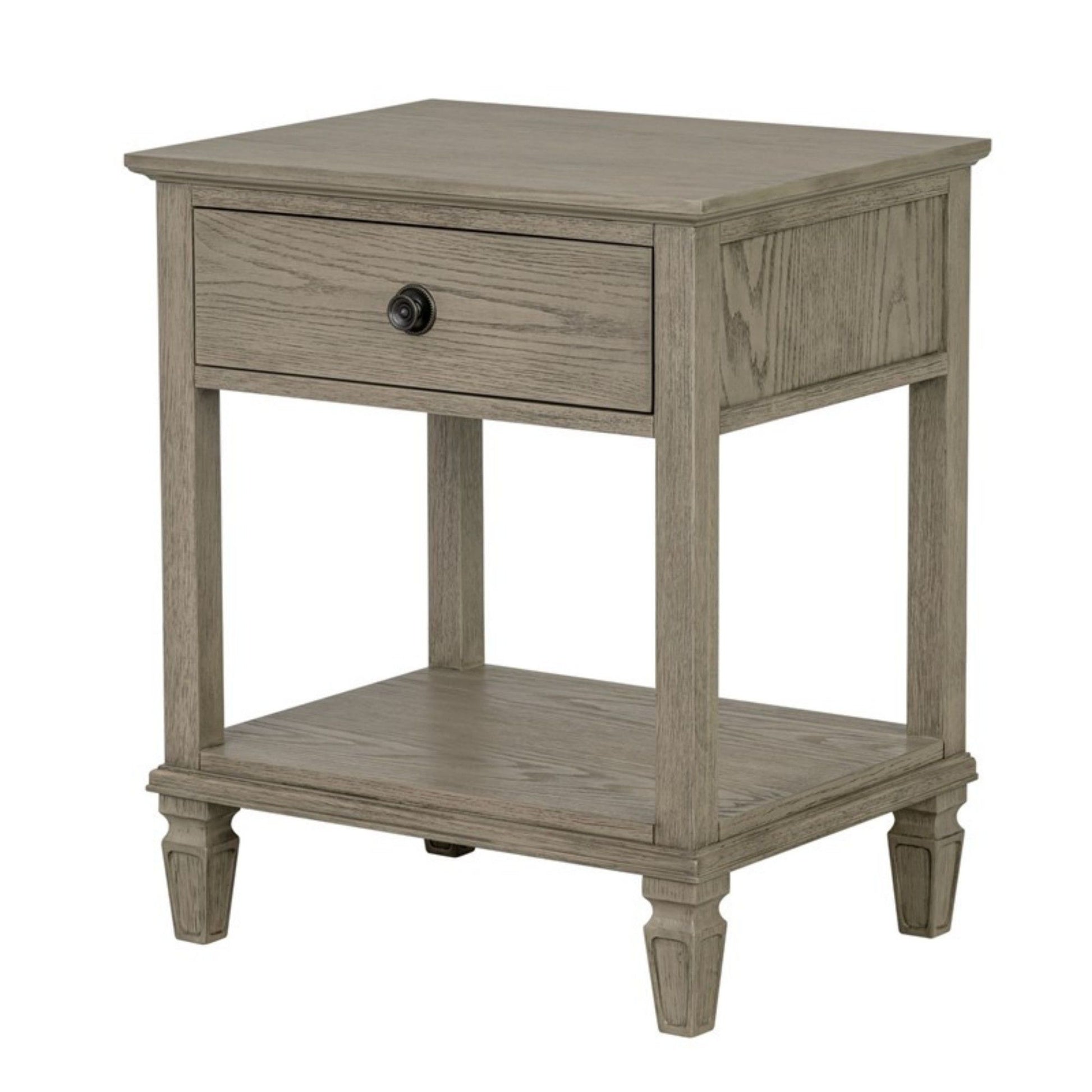 Victoria - Bedside Table With Drawer And Shelf - The Sleep Loft - Online Mattress Showroom NYC