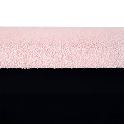 Storage Ottoman Bench For End Of Bed Legs, Modern Camel Faux Fur Entryway Bench Upholstered Padded With Storage For Living Room Bedroom - The Sleep Loft - Online Mattress Showroom NYC
